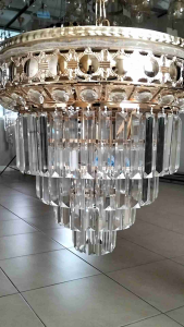 good jaya lighting lampu gantung crystal LED 40cm 3 warna import modern