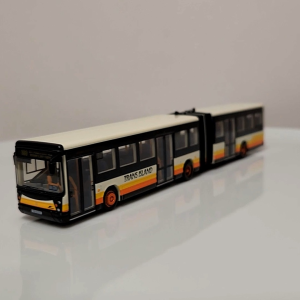 1:110 scale Singapore Trans Island O405G Hispano Habit Bendy bus model service 180