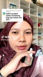 Serum penghilang Bopeng bekas jerawat / Revitalizing Serum SR12 - Mengecilkan pori-pori kulit wajah dan menyamarkan garis halus agar wajah kencang dan kenyal