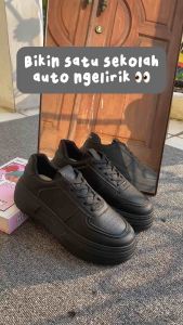 TERMURAH Sepatu Sekolah Bertali Wanita & Sneakers Wanita Import TERLARIS Bisa COD Gratis Ongkir