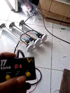 modul klakson 3 corong 17 nada angklung terbaru 12vol&24vol