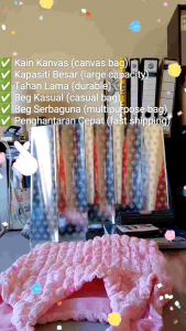 KL Stok Sedia 🇲🇾 Beg Kain Berkapasiti Besar Beg Lembut Wanita Beg Kanvas Beg Ketiak Versi Korea Large-Capacity Cloth Bag Soft Bag Womens Cloud Bag Canvas Bag 2 in 1 Bag Korean Version All-Match Armpit Bag大容量布袋软包女时尚单肩包hobo褶皱背心包韩版百搭腋下包