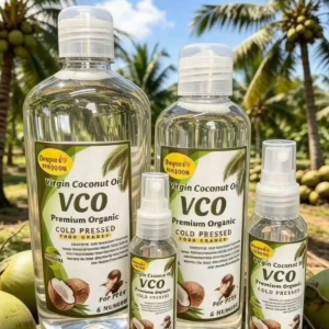 VCO virgin coconut oil cold pressed SIZES: 50ml/100ml/250ml/500ml/1Liter Orapure kingdom
