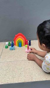 Mainan Balok Rumah Pelangi