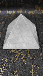 Natural High Grade Brazil White Quartz Crystal Pyramid Ornament WRP01 #WhiteCrystal
