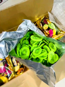 กีวี่อบกรอบ ผลไม้อบกรอบ ขนมผลไม้รวมอบกรอบ ของว่างกีวี่อบ ขนมผลไม้และผลไม้อบกรอบ อาหารอบกรอบผลไม้ ผลไม้อบแห้ง