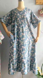 NIQI AZURA Daster Rayon Motif Premium Resleting Busui Friendly Home Dress Wanita Baju Tidur Piyama Daster Kekinian Kualitas Premium
