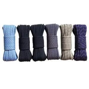 10 mét - Dây Dù tròn 3.5mm có lõi đẹp + chắc bền & có phối hoạ tiết dùng căng lều dây phơi trang trí cố định đồ vật
