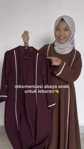 Medina Abaya - Gamis Anak Perempuan Terbaru Trend Lebaran 2025 Usia 3-12 tahun gamis anak tanggung