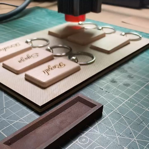 🇲🇾 Local Seller Custom Name Keychain / Wood Custom Name / Engraved Name Personalized Keychain / Custom Laser Keychain