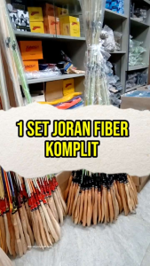 1 Set Komplit Joran Fiber Anak & Pemula | Joran Wader Siap Pakai Kolam & Sungai | Panjang 90cm - 120cm