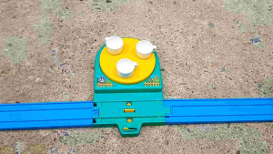 (Used - T160) Tomy Plarail ตัวหยุดรถไฟ โทมี่ Go / Stop (สินค้ามือสอง)