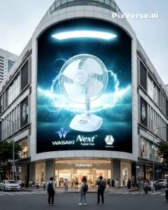 พัดลมตั้งโต๊ะ 16 นิ้ว ยี่ห้อวาซากิ(WASAKI) รุ่น Next เน็กซ์ ผลิตประกอบโรงงานในประเทศไทย รับประกันสินค้า2ปี มอก 934-2558