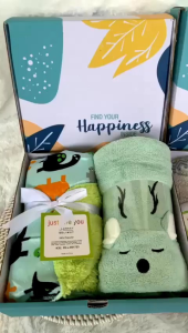 HAMPERS BABY SET SELIMUT DAN HANDUK BAYI 3D / KADO BAYI / HAMPERS BAYI PEREMPUAN / HAMPERS BAYI LAKILAKI