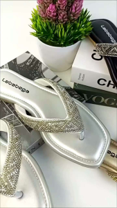 Sendal jepit wanita flat | Sandal Teplek Cewek Kekinian Size 36-41 - Lababega 01