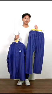 Jas Hujan Raincoat Jas Hujan Setelan Anak Usia 3 - 20 Tahun Pria Wanita Bahan PVC Karet 025 Tebal Kualitas Premium