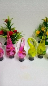 promo 2pcs hiasan pajangan lemari kaca