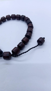 Gelang Kayu Galih Asem Motif Marjan Benang Tarik FS036