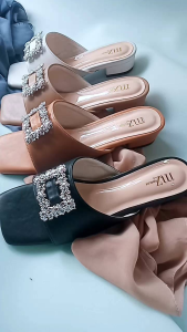 Sandal sepatu wanita ukuran jumbo 45 44 43 42 41 37//sendal perempuan heels 3 cm big size jumbo 0 10