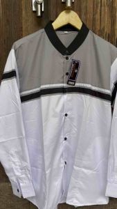 Baju Koko Putih Hadroh Koko Muslim Pria Lengan Panjang motif black kobra