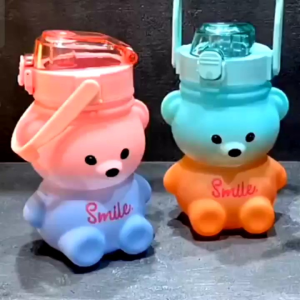 Botol Minum Bear 110 ML Gradasi Stiker 3D Viral