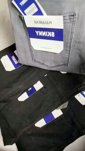 Celana jeans panjang pria skinny denim ripped strict original premium 27-38
