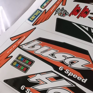 tem rời exciter 150 RC dán xe xanh lam 219