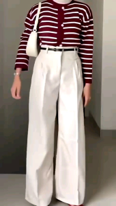 ORO PANTS - Celana Kulot Wanita Bahan Semiwoll Anti Kusut - Celana Wanita Panjang Formal / Kasual