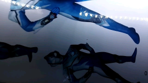 Stiker Dinding ULTRAMAN FUMA Ukuran 30-45 cm Vinyl Putih Graftac Tahan Air