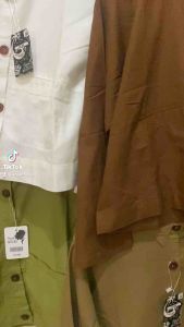 KEMEJA CROP LINEN - CARDIGAN CROP - KEMEJA LINEN WANITA - OUTER LINEN TERMURAH
