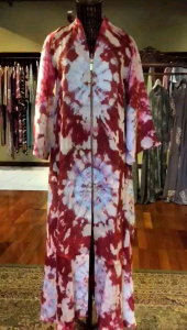 Abaya Cardigan Viscos by Dian Pelangi LIMITED EDITION Busana Muslim Baju Maxi Dress Gamis Kaftan Gaun Outfit Busui Batik Pesta Pernikahan Kondangan Casual Formal Cantik Anggun Modis Modern Elegan Mewah Model Korea Terbaru Motif Jumputan Kekinian