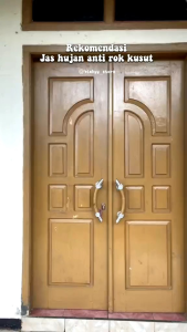 Jas Hujan Wanita Rok Mantel hujan setelan baju dan rok dewasa bahan Tebal anti rembes By Pamor hitam