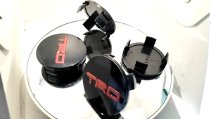 TUTUP VELG DOP AS RODA HITAM TRD INNOVA GRAND AVANZA DIAMETER 6.2 CM