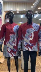 Baju Batik Tunik | Batik Couple | Batik Seragam | Batik Kerja | Batik Sarimbit | Bahan Katun Lapis Furing Trikod