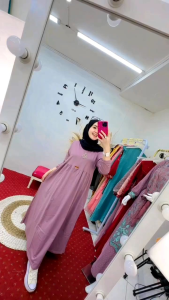 GAMIS KAOS BY NABIL COLLECTION GAMIS TERBARU LD 110