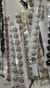 Payet mutiara bunga per 20cm