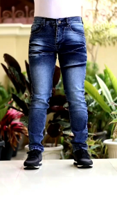 Celana Jeans Polos Panjang Pria Stretch Denim Slimfit Skinny Size S-XL