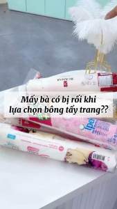 [Nội Địa Hàn_Chính Hãng] Bông tẩy trang Mihoo Hàn Quốc 150 miếng. Không rát da không xơ bông mềm mịn thấm hút tốt viền ép chặt khó rách. Tẩy trang lau mặt lau toner.