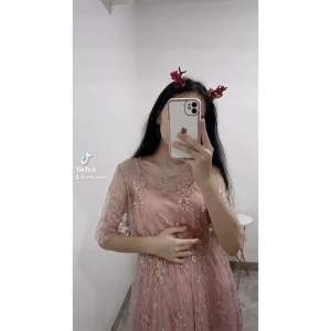 FUYUMI 브우여미 LACE DRESS KOREAN VINTAGE CASUAL MIDI LOOK SIMPLE KOREA RENDA FLARE PUFFY PASTEL