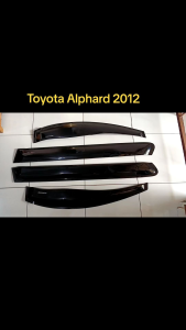 Talang Air/Side Visor Toyota Alphard 2012-2014 Slim Super Premium