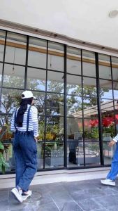 Jumpsuit jeans wanita dewasa kekinian