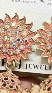 NJ Flower type Earring with unique colours