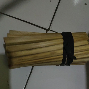 Stick bambu 15 cm tebal diameter 7-8 mm tumpul isi 50 pcs