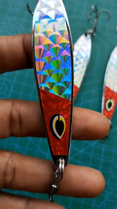 SPOON PALA MERAH.BERAT 30GRM SPOON TIPE S MODEL SISIK. TRIBLE HOOK 5X STRONG.KAIL HITAM TEBAL TAJAM