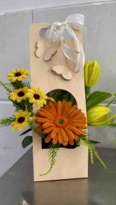 Quà tặng- Hoa kẽm nhung cao 30-35cm