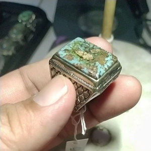 Batu Pirus Persia Motif Gambar Bob Marley 2/15