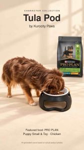 Tula Pod by Kurocity Paws | Elevated Dog Bowl Small | Character Collection