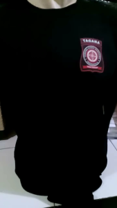 Kaos Tagana Indonesia: Kaos Oblong Lengan Panjang Hitam