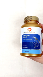 GOLDEN BEAR Salmon Omega-3 100 Sofgels Kesehatan Otak Jantung GoldenBear Laboratory All Natural Omega 3 Omega3 Fish Oil Minyak Ikan