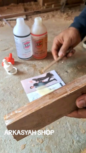 LEM KAYU NGL EPOXY HARDENER RESIN 1/2KG (LEM KAYU LEM 2 KOMPONEN LEM SUPER KUAT)